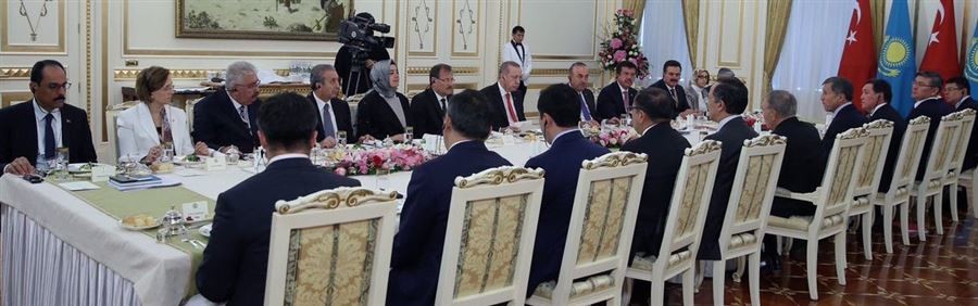Cumhurbaşkanı Erdoğan Kazakistan'da
