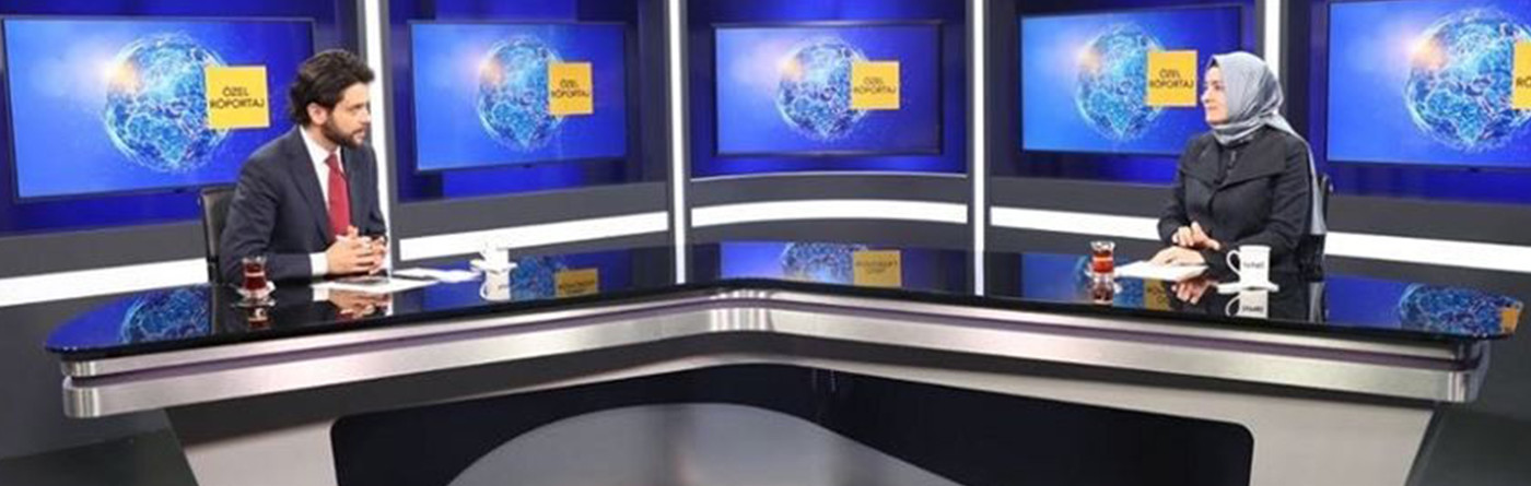 Bakan Kaya, 8 Mart Dünya Kadınlar Günü'nde TRT Haber, Habertürk TV ve Tvnet canlı yayınlarına konuk oldu.