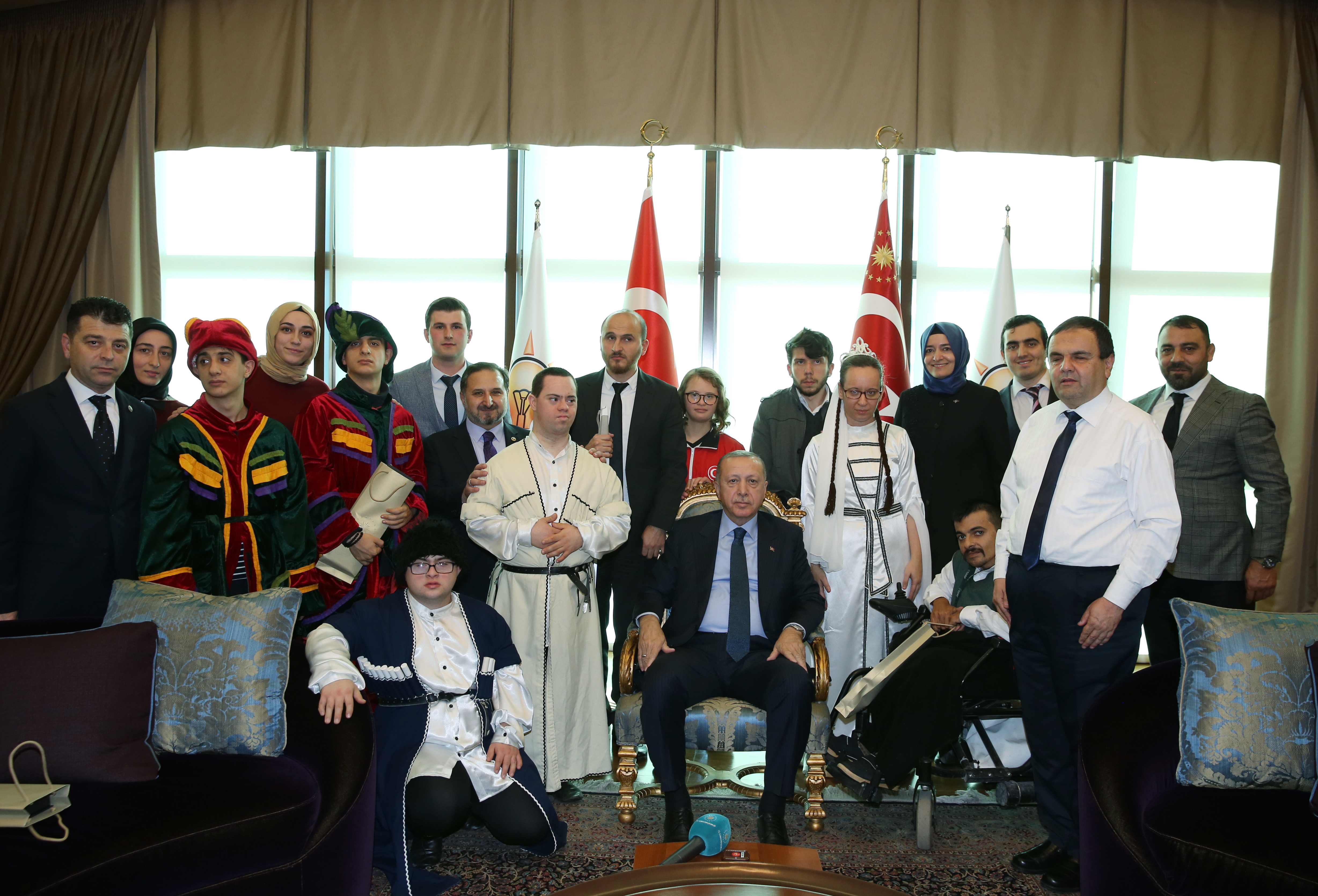 Cumhurbaşkanı Erdoğan Engellileri Kabul Etti