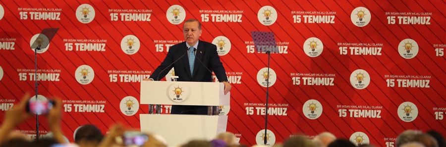 ''Yıllardır terörle mücadele etmesine rağmen insan haklarından en küçük taviz vermeyen Türkiye, 15 Temmuz gecesi bu bakımdan da saldırıya maruz kaldı''