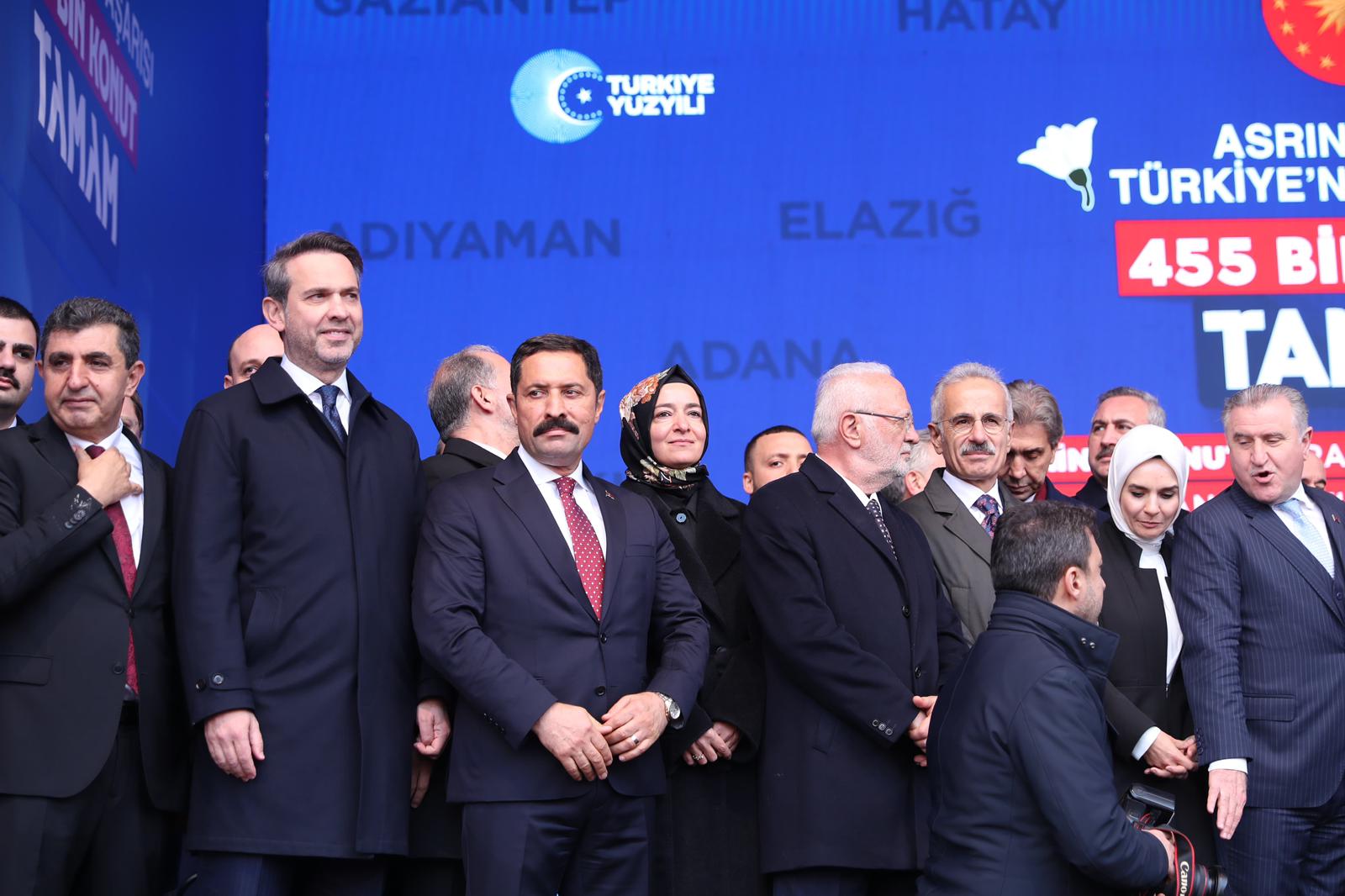 AK Parti Genel Başkan Yardımcısı Sayan Kaya, Hatay’da 455 Bininci Afet Konutu Teslimi Töreni’ne Katıldı