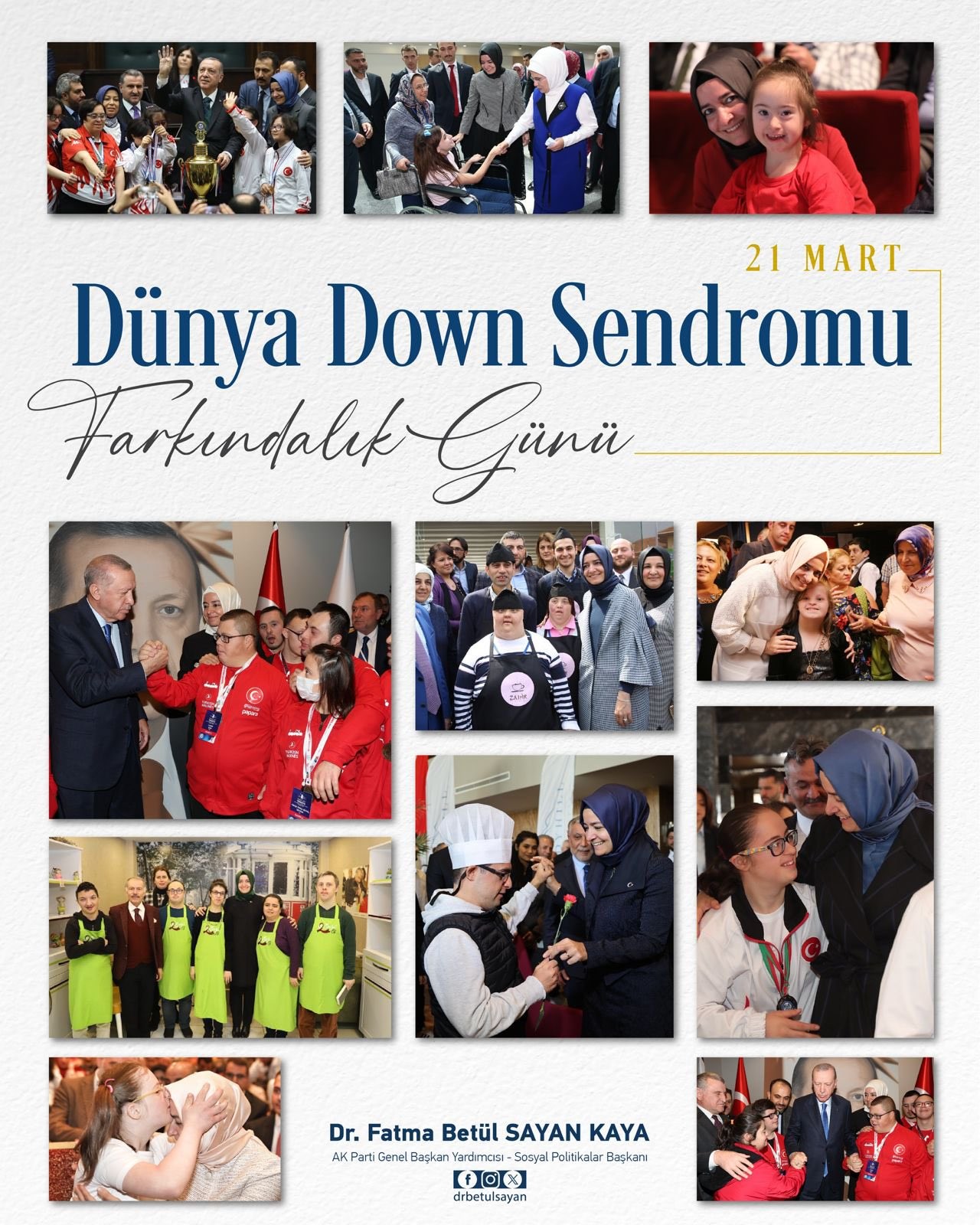Down Sendromu Farkındalık Günü Mesajı
