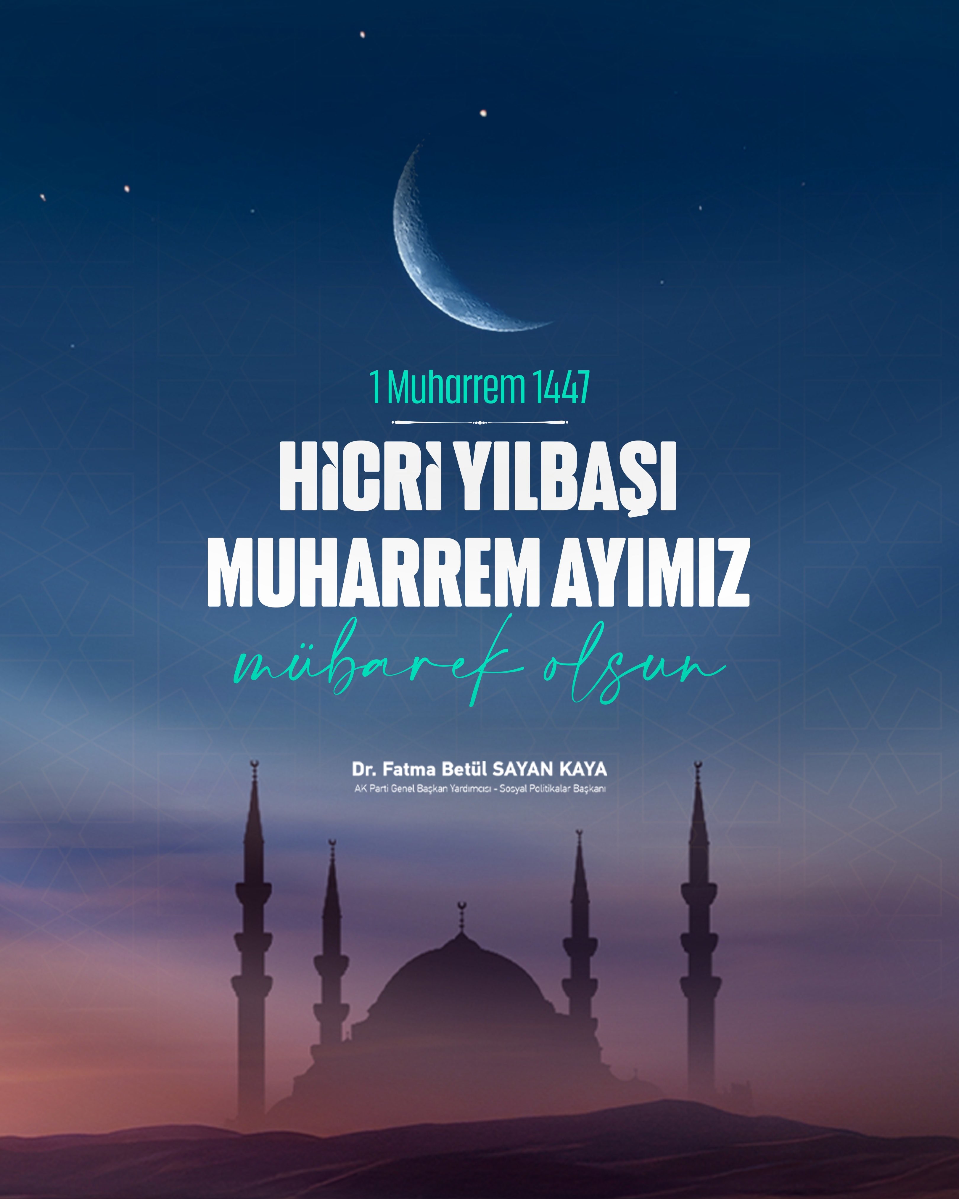 Hicri Yılbaşı Mesajı