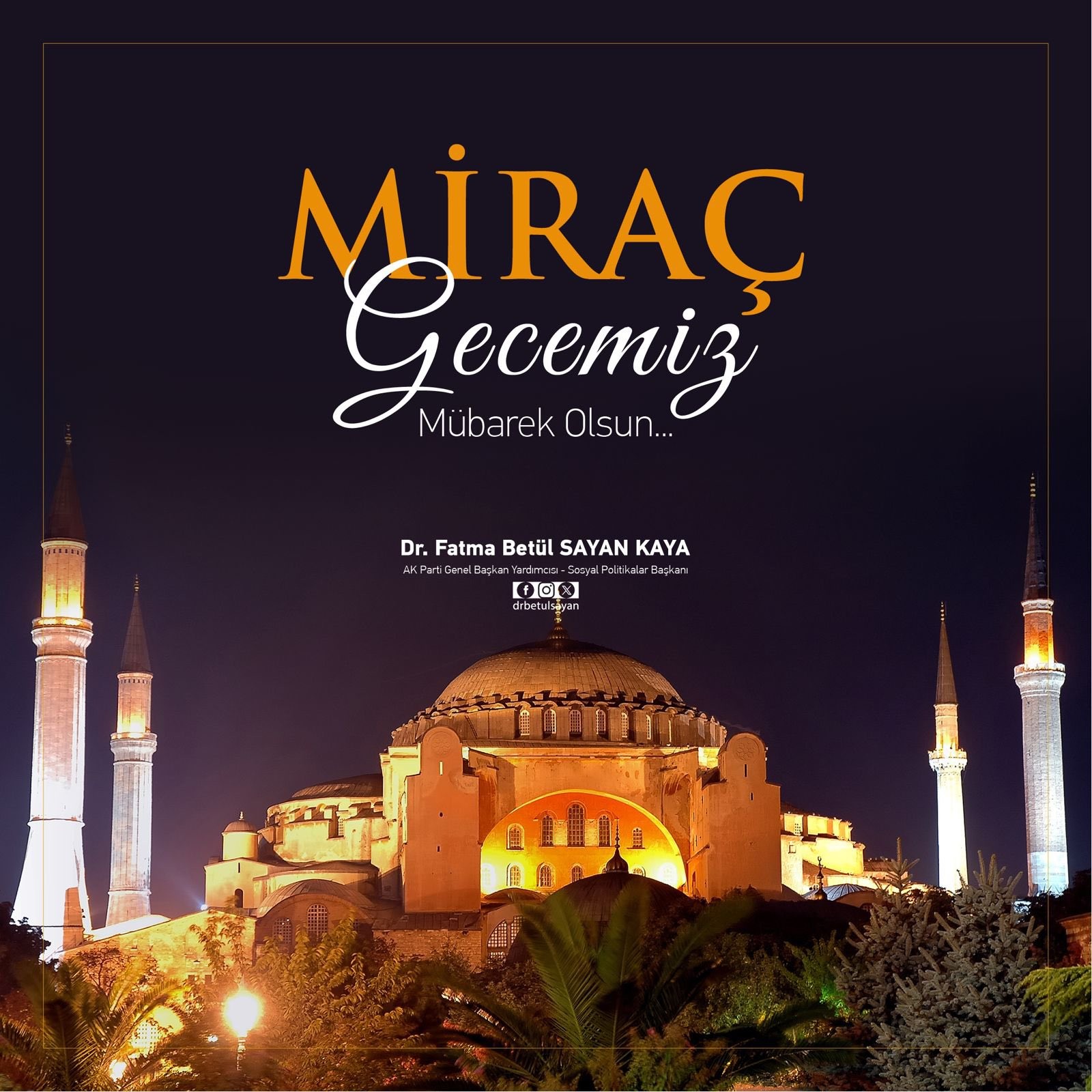 Miraç Gecesi Mesajı