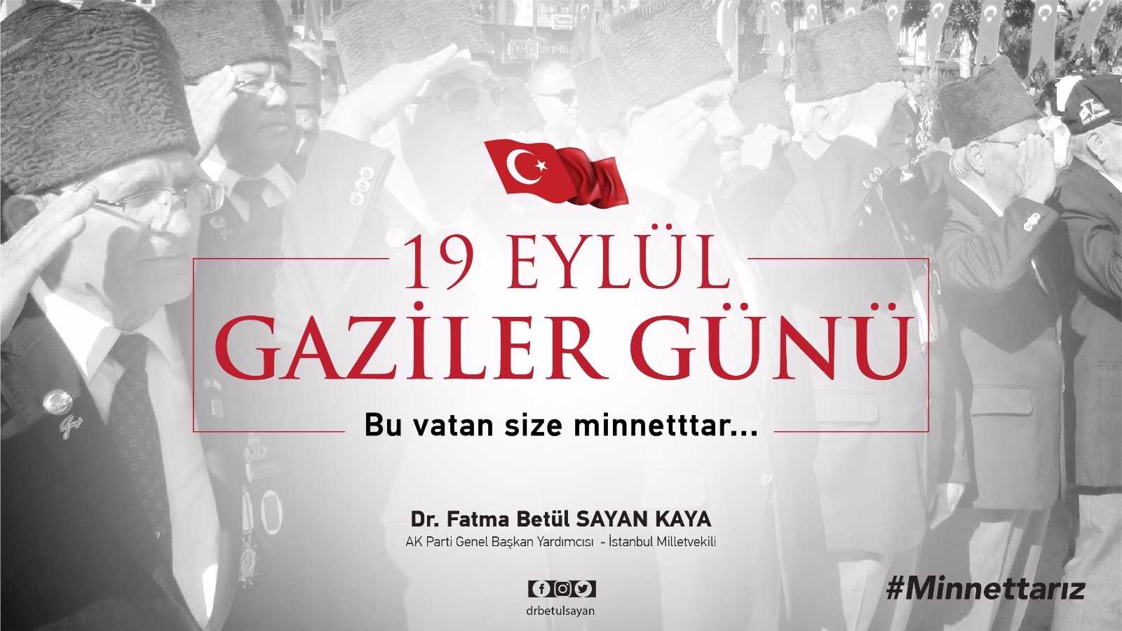 19 Eylül Gaziler Günü Mesajı