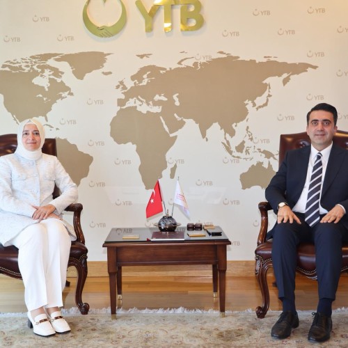 AK Parti Genel Başkan Yardımcısı Sayan Kaya Yurtdışı Türkler ve Akraba Topluluklar Başkanı Turus'a Ziyarette Bulundu